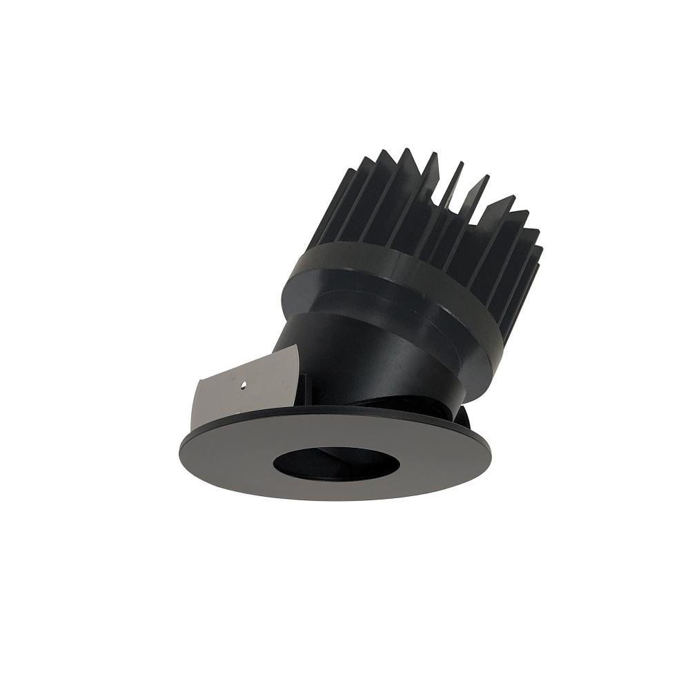 4" Iolite LED Round Adjustable Pinhole, 1500lm/2000lm/2500lm (varies by housing), 2700K, Black