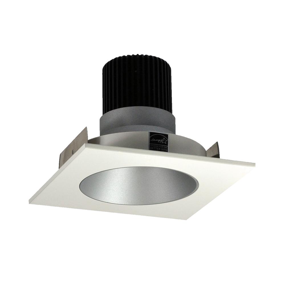 4" Iolite LED Square Reflector with Round Aperture, 10-Degree Optic, 850lm / 12W, 3000K, Haze