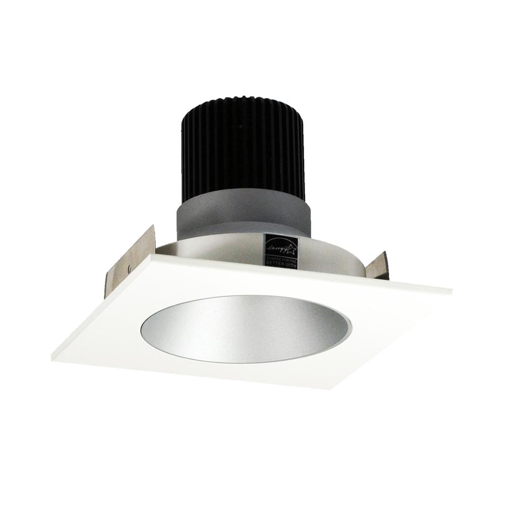 4" Iolite LED Square Reflector with Round Aperture, 10-Degree Optic, 850lm / 12W, 3000K, Haze