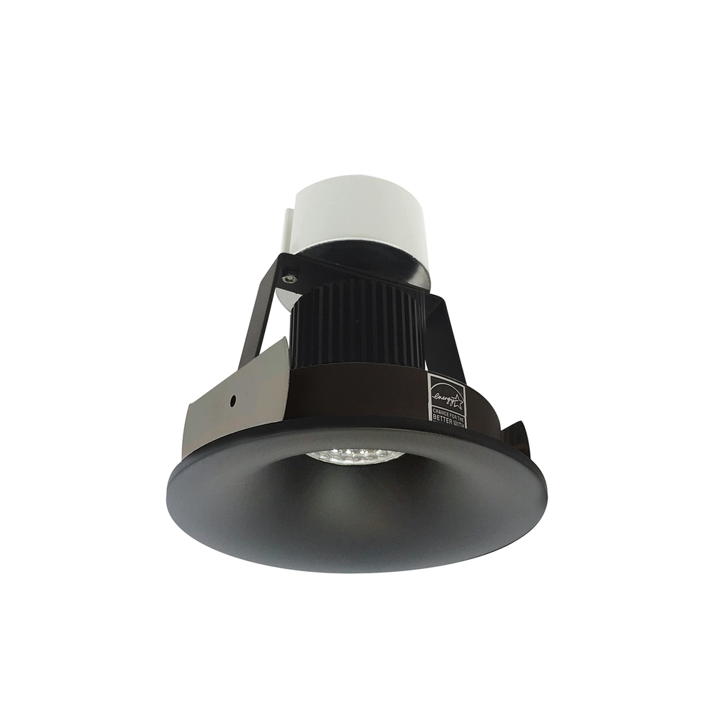 4" Iolite LED Round Bullnose Retrofit, 800lm / 14W, 5000K, Black Finish