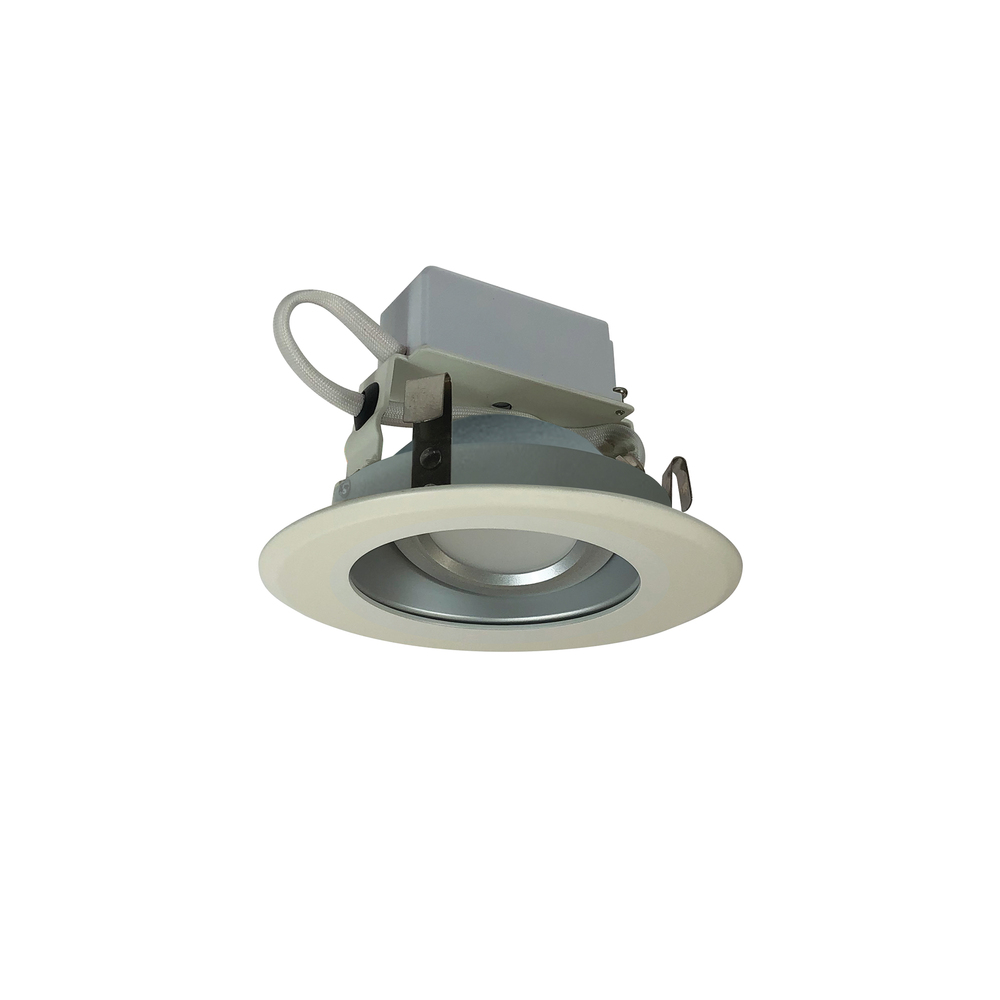 4" Cobalt Adjustable LED Retrofit, 1000lm / 12W, 3500K, Haze Reflector / White Flange, 120V-277V