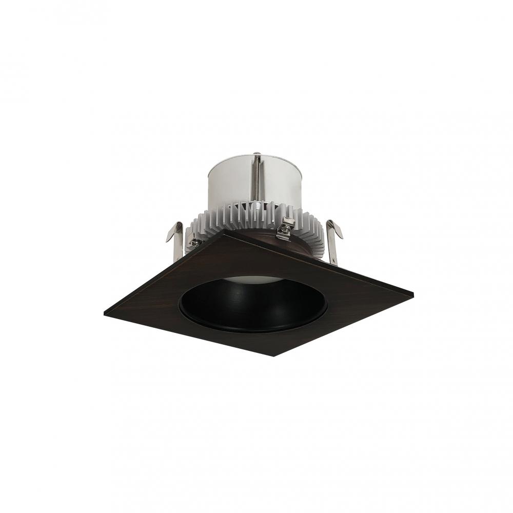 4" Cobalt Click LED Retrofit, Square Reflector with Round Aperture, 1000lm / 12W, 2700K, Bronze