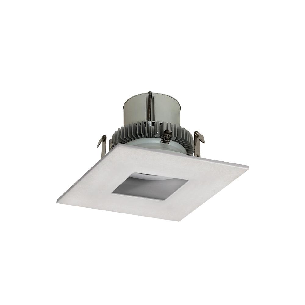 4" Cobalt Click LED Retrofit, Square Pinhole, 1000lm / 12W, 2700K, White Flange