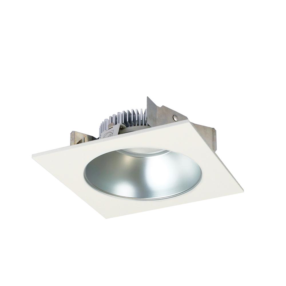 4" Cobalt Shallow High Lumen LED Trim, Square/Round Reflector, 1250lm, 4000K, Diffused/White