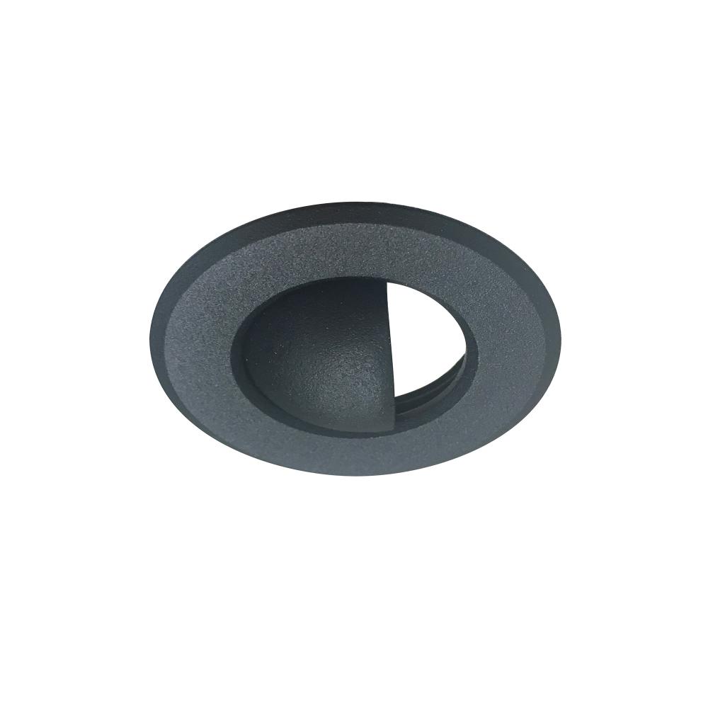 1" Round M1 Scoop Trim, Black