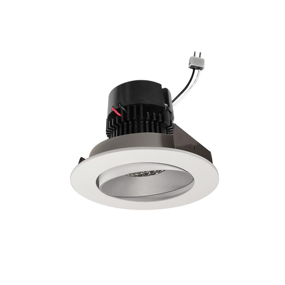 4" Pearl Low Voltage LED Round Adjustable Cone Retrofit, 1200lm / 11W, 3000K, Haze Reflector /