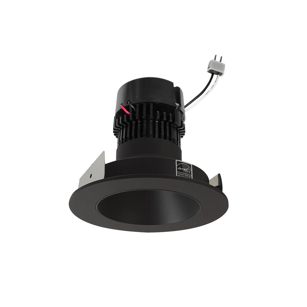 4" Pearl Low Voltage LED Round Retrofit Reflector, 700lm / 11W, Comfort Dim, Black Reflector /