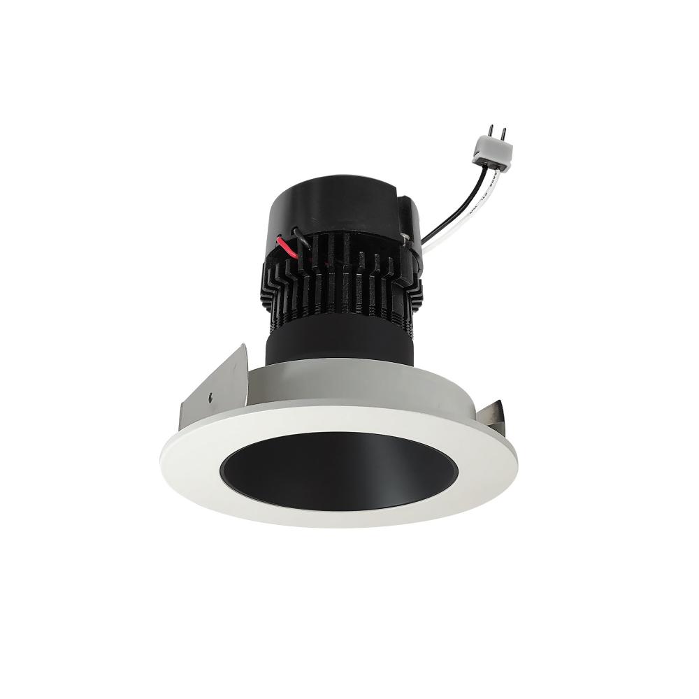 4" Pearl Low Voltage LED Round Retrofit Reflector, 700lm / 11W, Comfort Dim, Black Reflector /