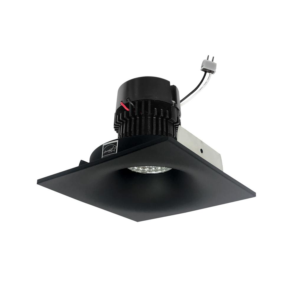 4" Pearl Low Voltage LED Square Bullnose Retrofit, 950lm / 11W, Comfort Dim, Black Finish