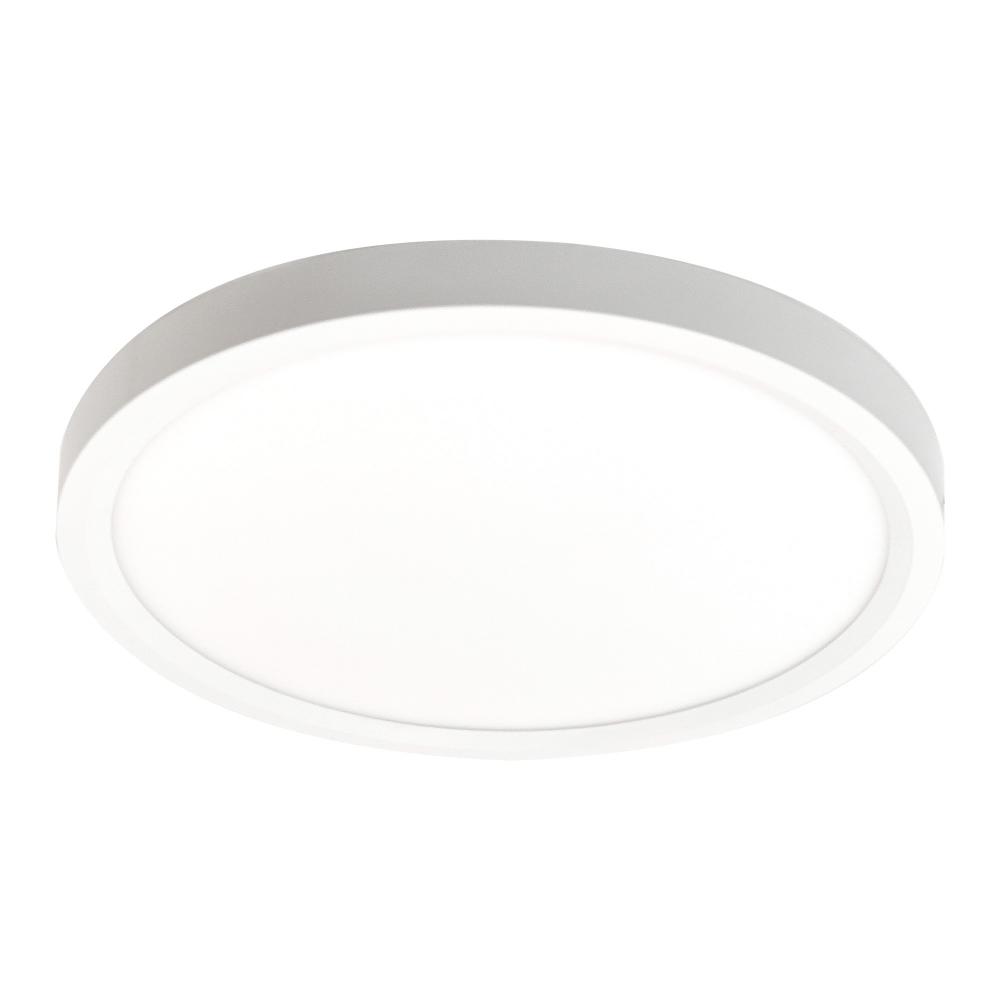 11" wELO LED Surface Mount, 1588lm / 15W, 2700K, 80+ CRI, 120-277V; 0-10V, White