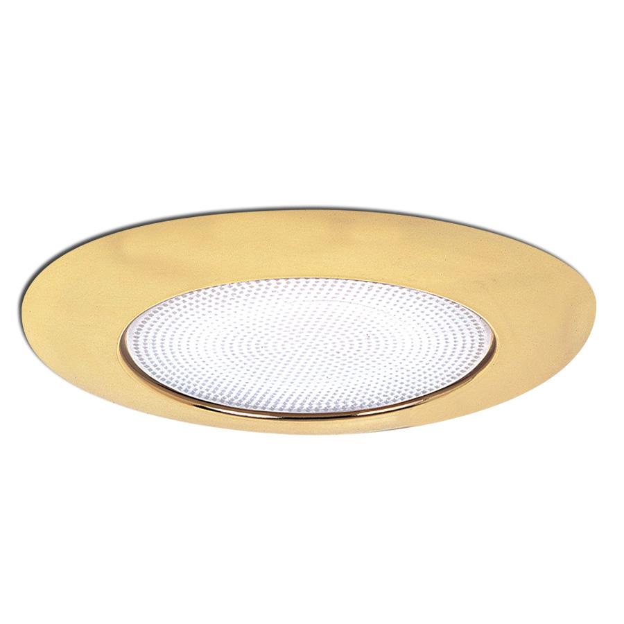 Albalite Lens, Specular Clear Reflector, Gold Metal Trim