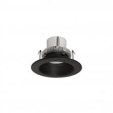 Nora NLCBC2-45227BB/10LE4 - 4" Cobalt Click LED Retrofit, Baffle, 1000lm / 12W, 2700K, Black Baffle / Black Flange,