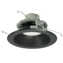 Nora NLCBC2-65227BB/10LE4 - 6" Cobalt Click LED Retrofit, Baffle, 1000lm / 12W, 2700K, Black Baffle / Black Flange,