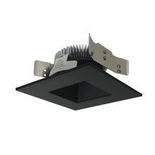 Nora NLCBS-4561230BB - 4" Cobalt Shallow High Lumen LED Trim, Square/Square Regress, 1250lm, 3000K, Black