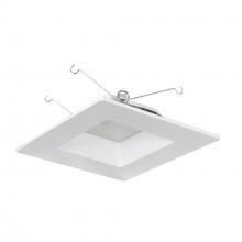  NOXAC-63627WW/HL - 6" AC Onyx Square LED Retrofit Reflector, 1100lm / 17W, 2700K, White Finish