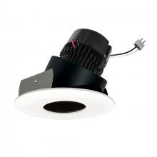 Nora NPRLV-4RPHACDXBMPW - 4" Pearl Low Voltage LED Round Adjustable Pinhole Retrofit, 600lm / 11W, Comfort Dim, Black