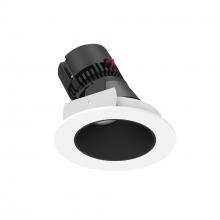 Nora NPRLV-4RSLACDXBMPW - 4" Pearl Low Voltage LED Round Adjustable Slot Retrofit, 650lm / 11W, Comfort Dim, Black