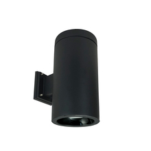  NYLD2-6W10130BBB - 6" Cobalt Wall Mount Cylinder, Black, 1000L, 3000K, Black Reflector, 120V Triac/ELV Dimming