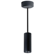  NYLM-2STCDXBBLE3A/84 - 2" iLENE 84" Stem Mount Mini Cylinder, 725lm, 15W, 3000K, Black, 120V Triac/ELV Dimming