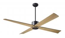  NOU-DBBS-56-MP-NL-RC - Nouveau DC Fan; Dark Bronze Finish w/ Brass; 56" Maple Blades; No Light; Remote Control