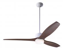  ARB-GW-54-MG-870-RC - Arbor DC Fan; Gloss White Finish; 54" Mahogany Blades; 17W LED; Remote Control