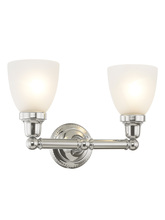 Livex Lighting 1022-05 - 2 Light Polished Chrome Bath Light