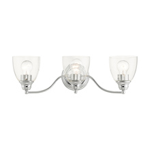  15133-05 - 3 Lt Polished Chrome Vanity Sconce