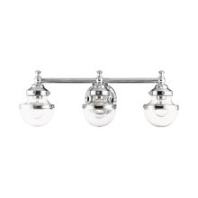 Livex Lighting 17413-05 - 3 Lt Polished Chrome Bath Vanity