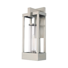  20993-91 - 1 Lt Brushed Nickel Outdoor Wall Lantern