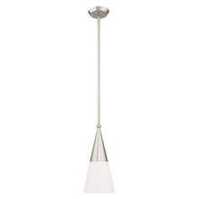 Livex Lighting 40686-91 - 1 Lt Brushed Nickel Mini Pendant