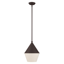  40714-07 - 1 Lt Bronze Mini Pendant