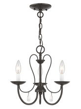 Livex Lighting 40863-92 - 3 Light English Bronze Chandelier