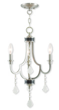  40883-91 - 3 Light Brushed Nickel Mini Chandelier