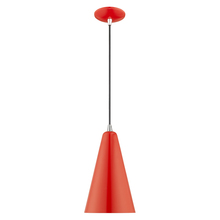 Livex Lighting 41175-72 - 1 Lt Shiny Red Mini Pendant