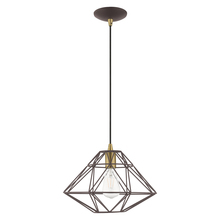 Livex Lighting 41323-07 - 1 Lt Bronze Mini Pendant