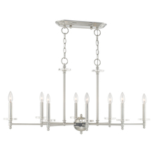  42708-91 - 8 Lt Brushed Nickel Linear Chandelier