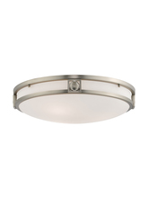  4488-91 - 3 Light Brushed Nickel Ceiling Mount