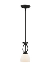 Livex Lighting 4750-04 - 1 Light Black Mini Pendant