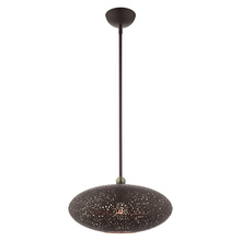  49184-07 - 3 Lt Bronze Pendant