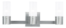  50683-91 - 3 Light Brushed Nickel Bath Light