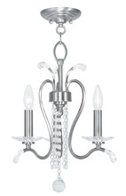  51003-91 - 3 Light BN Mini Chandelier/Ceiling Mount