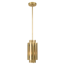 Livex Lighting 52040-08 - 1 Lt Natural Brass Mini Pendant