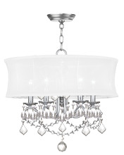  6305-91 - 5 Light Brushed Nickel Chandelier