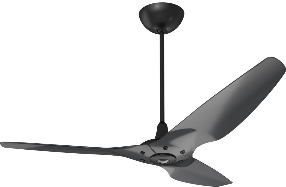 Haiku Indoor 60" Ceiling Fan, Aluminum Black, Universal Mount: Black