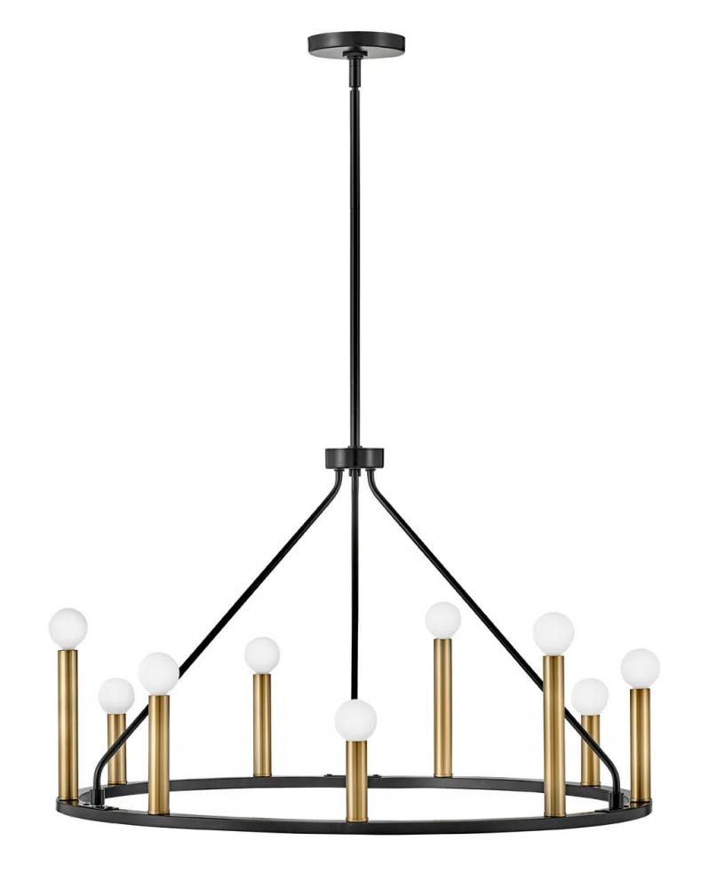 Medium Single Tier Chandelier