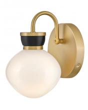  85590LCB-BK - Small Single Light Sconce