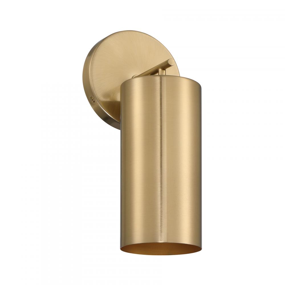 Lio 1-Light Wall Sconce in Noble Brass by Breegan Jane