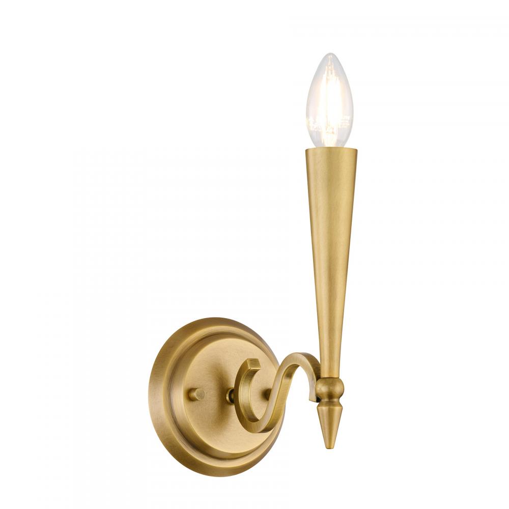 Tremont 1-Light Wall Sconce in Riviera Brass