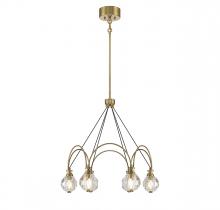 Savoy House 1-2202-6-322 - Burnham 6-Light LED Chandelier in Warm Brass