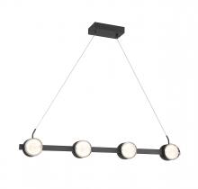 Savoy House 1-4488-8-89 - Biscayne 8-Light LED Linear Chandelier in Matte Black